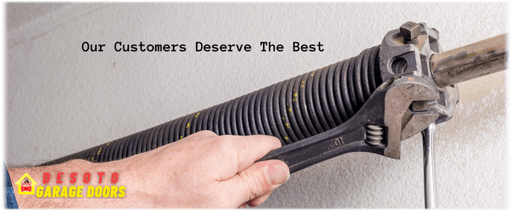 Broken Garage Door Spring Repair Desoto, TX