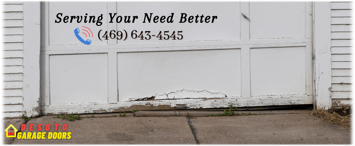 Garage Door Off-Track in Desoto, TX